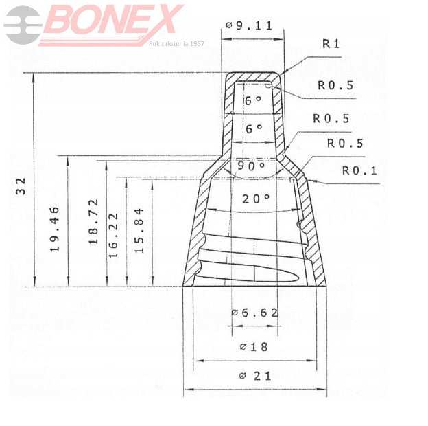 Nakrętka z kapturkiem na butelki