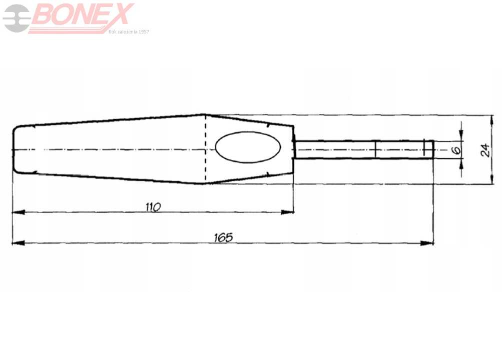 Rączka drzwiczek A4