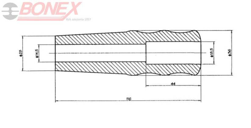Rączka fasonowa RK 36.116