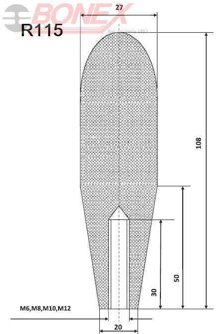 Rączka R115 - BONEX