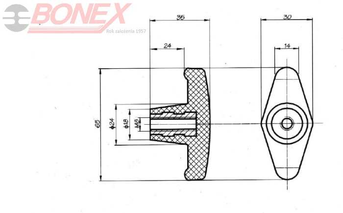 Rękojeść eliptyczna