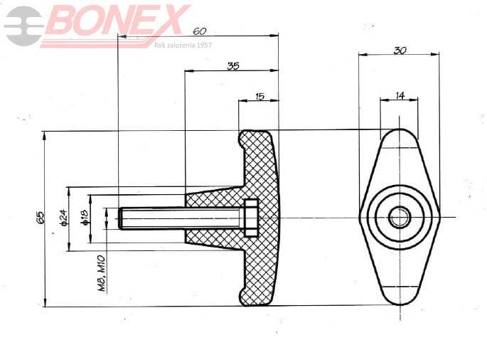 Rękojeść eliptyczna