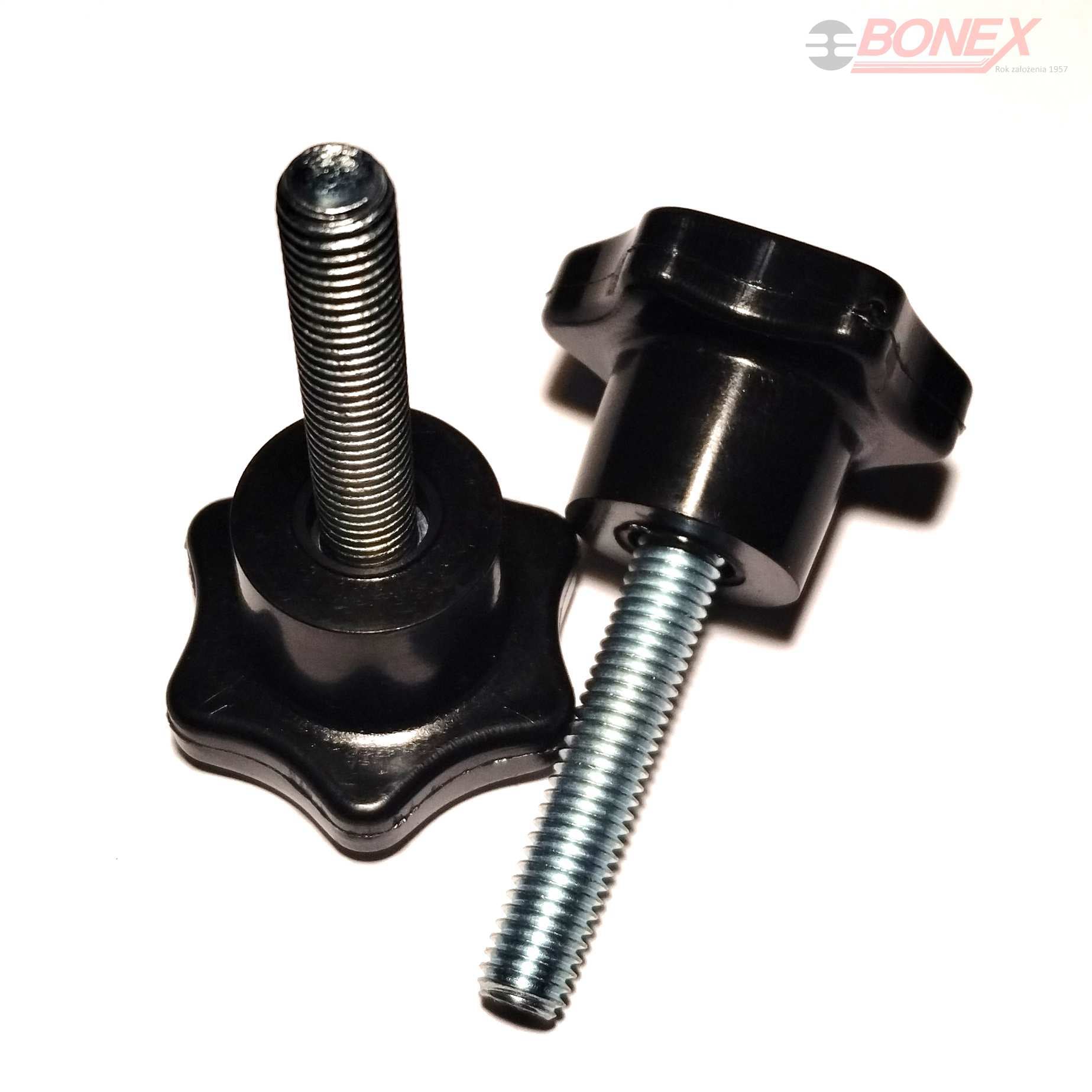 Rękojeść gwiazdowa typ C40 z trzpieniem gwintowanym