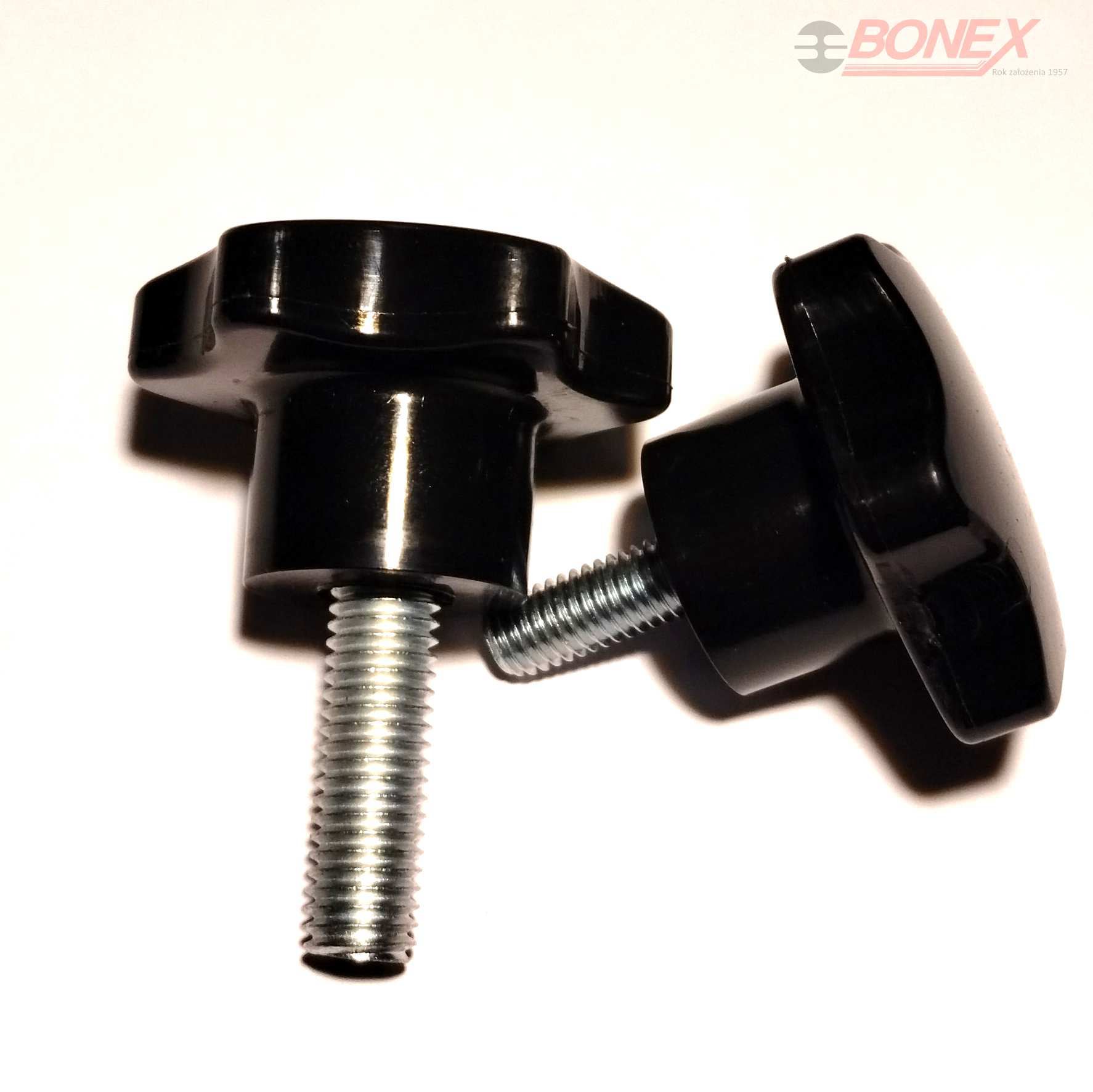 Rękojeść gwiazdowa typ C50 z trzpieniem gwintowanym M8-10